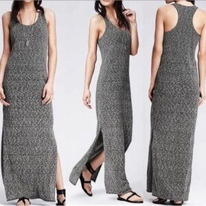 Banana Republic Petite Textured Stripe Patio Dress Size LP